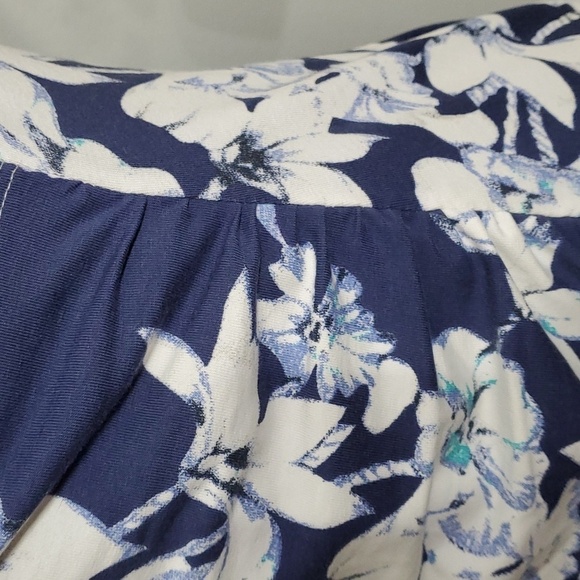 SOFT surroundings sweet little dress. Blue/purple. Size PXS. Wrap around. - Picture 4 of 11